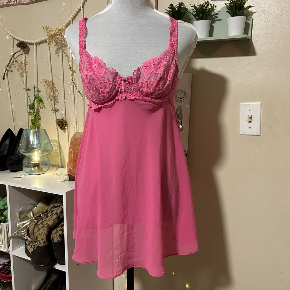 Vintage Victoria secret Lace Babydoll Lingerie
